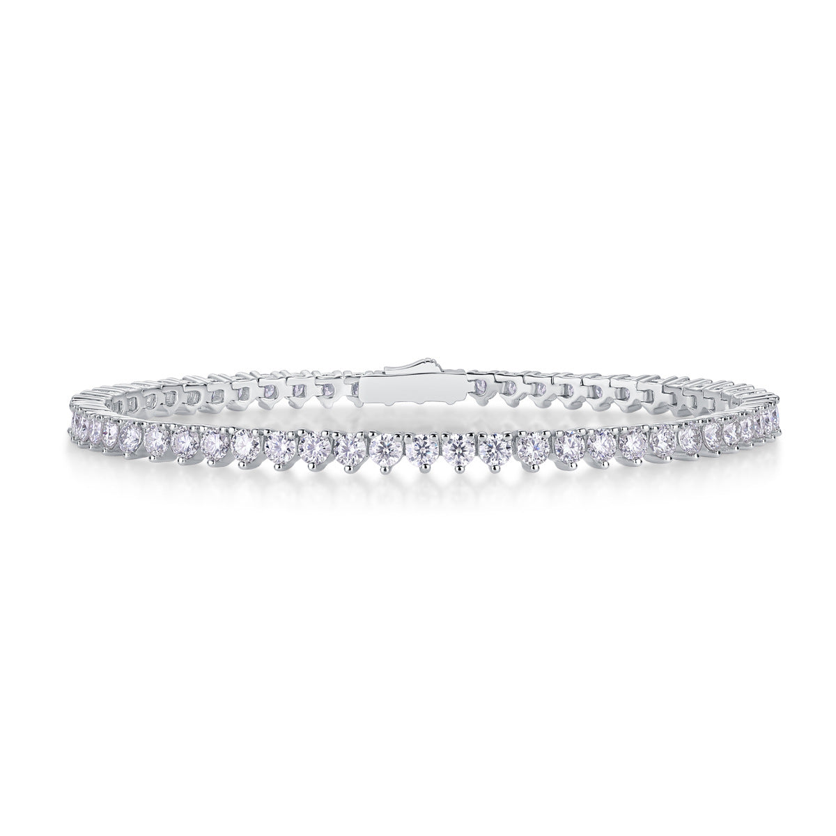 Moissanite Tennis Bracelet for Women S925 18K Gold Plated
