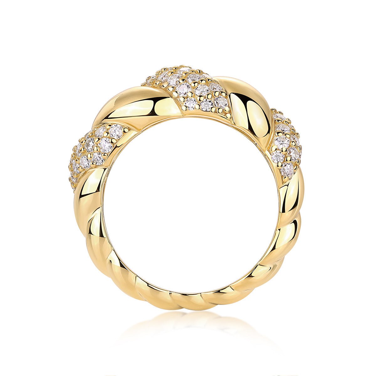 3 Carat Fashion Moissanite Ring for Men and Women Couples