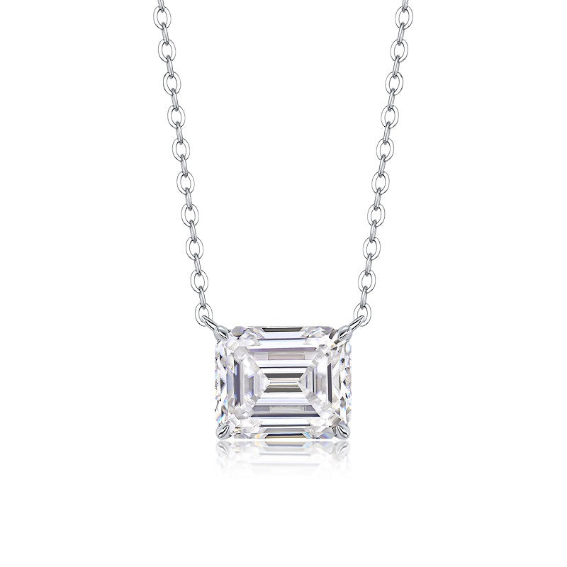 Phantom in the Mirror Moissanite Necklace For Women