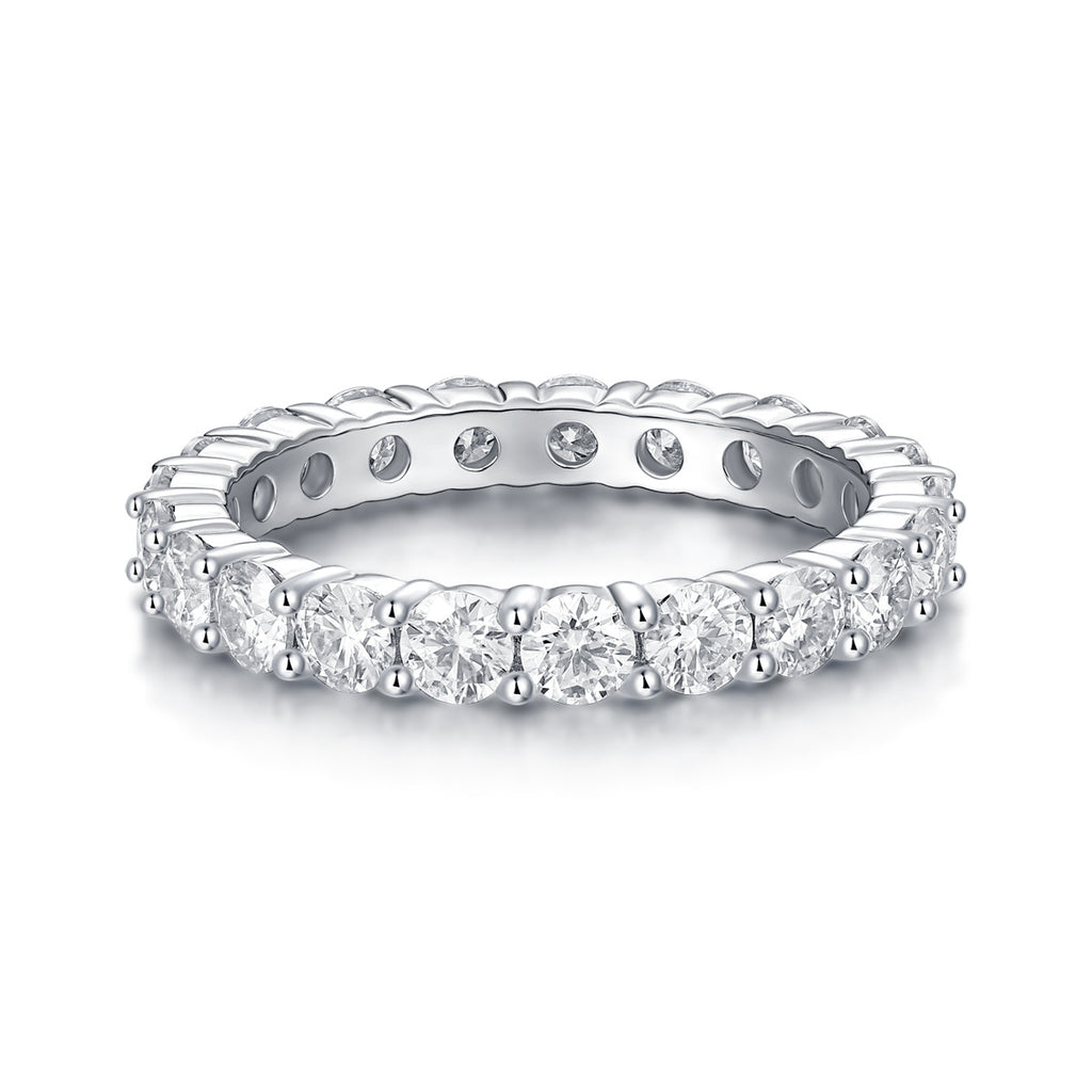 S925 18K Gold Plated Moissanite Ring Setting for Women