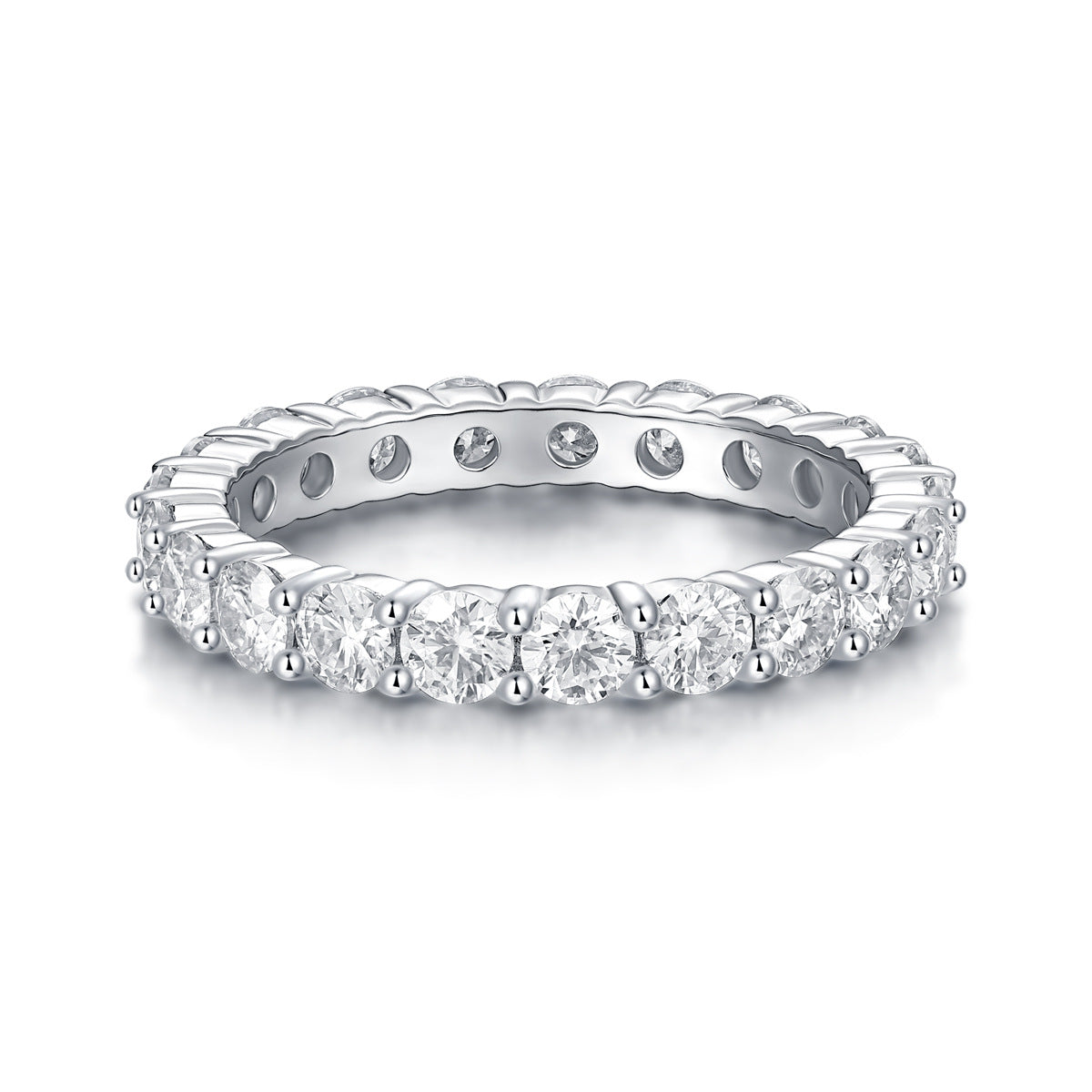 S925 18K Gold Plated Moissanite Ring Setting for Women