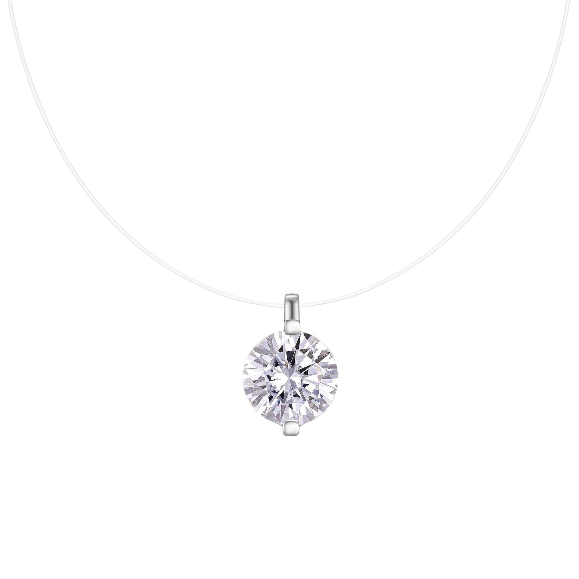 1 Carat D-VVS1 Lab Diamond Mermaid Tears Necklace for Women