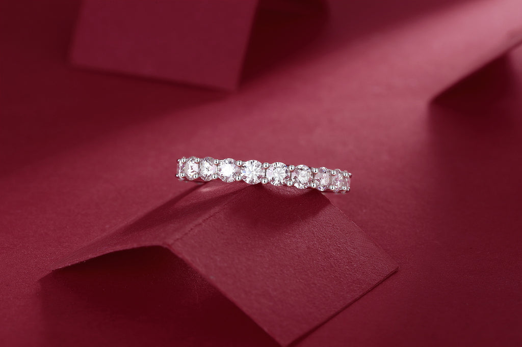 S925 18K Gold Plated Moissanite Ring Setting for Women