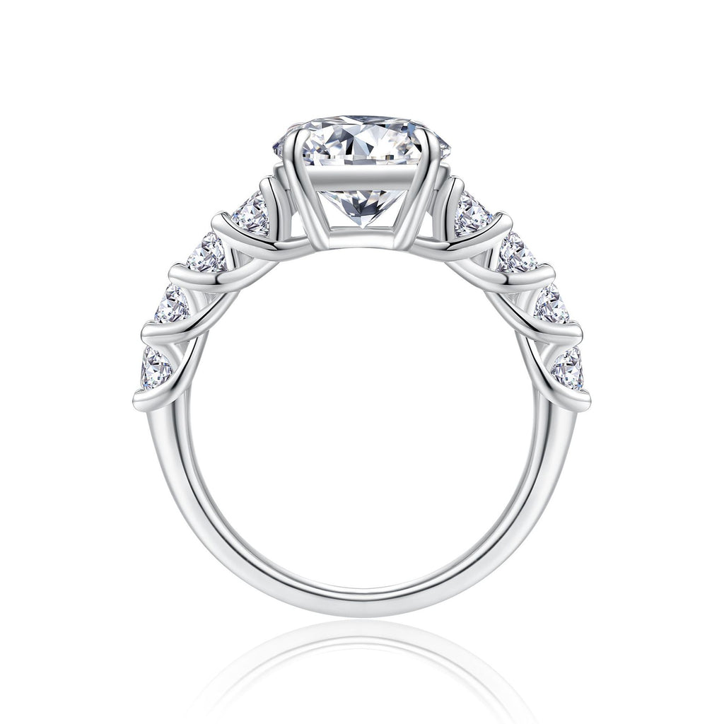 3 Carat Moissanite Engagement Wedding Ring for Women