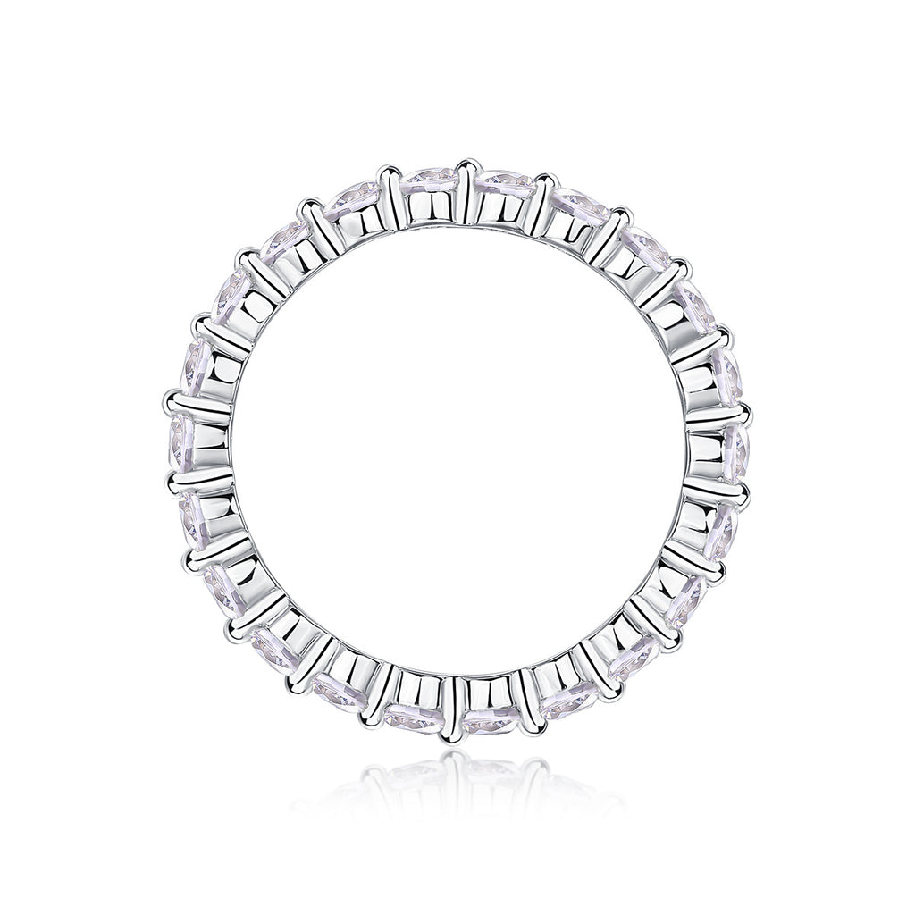 5CT Moissanite Diamond Ring Setting for Women S925 18K Gold Plated