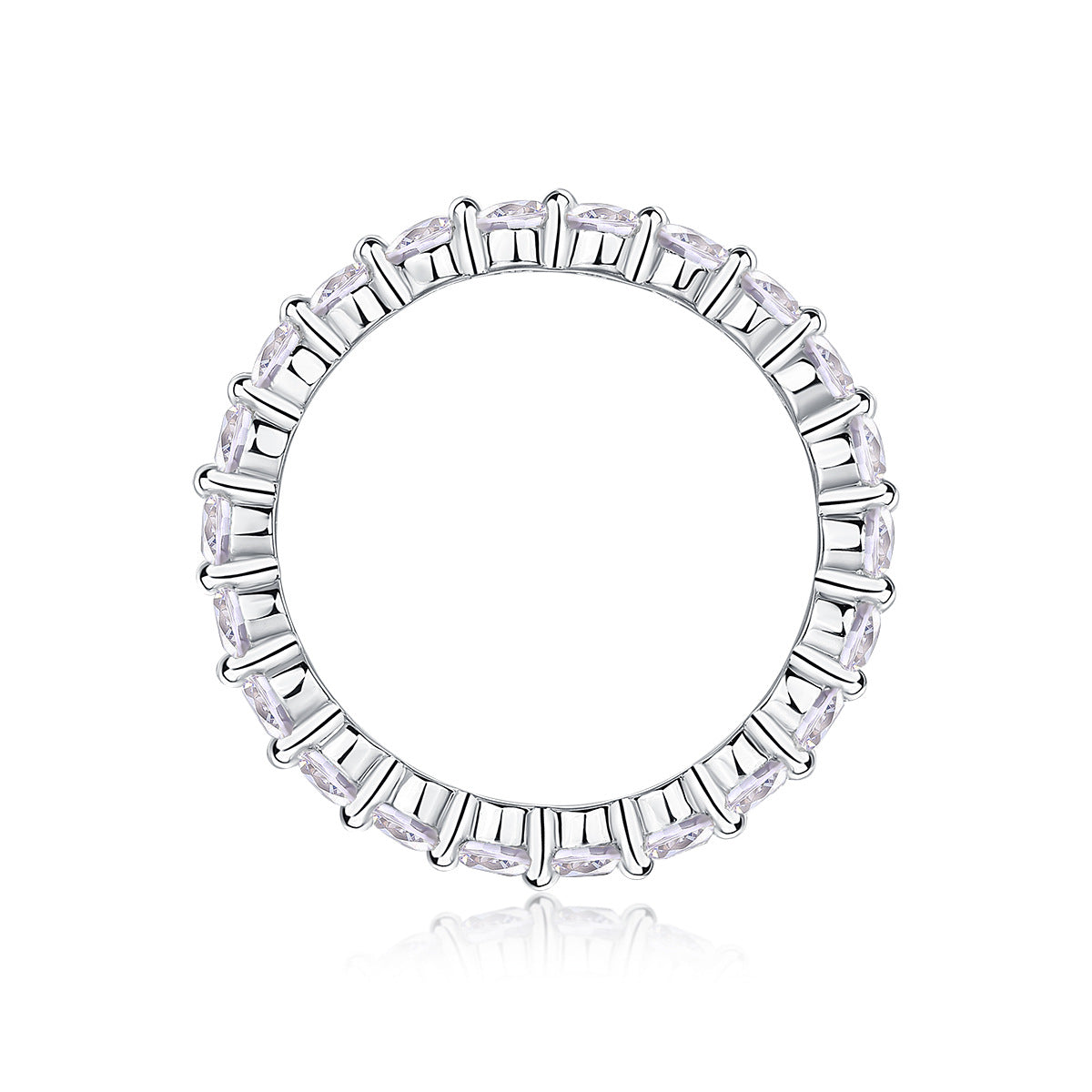 5CT Moissanite Diamond Ring Setting for Women S925 18K Gold Plated