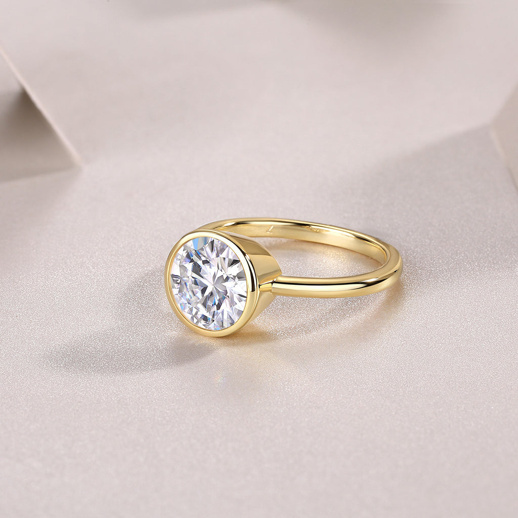 3 Carat Moissanite Diamond Engagement Ring for Women