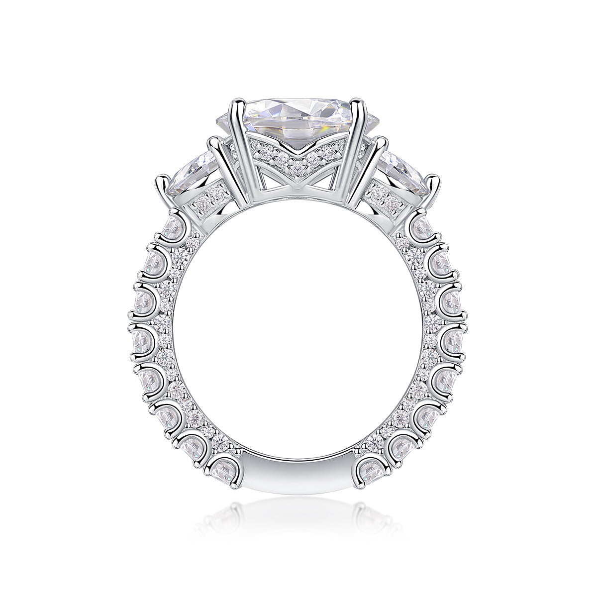 5 Carat Moissanite Wedding Engagement Ring for Women