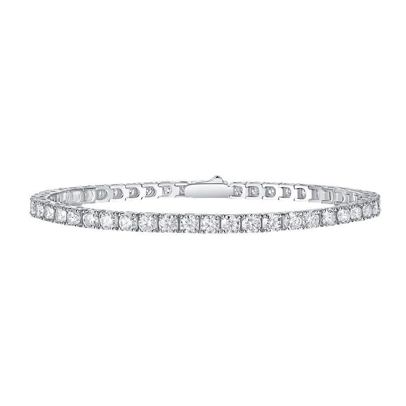 High Quality Men's and Women's Moissanite Bracelet S925 Plated with 18K Gold