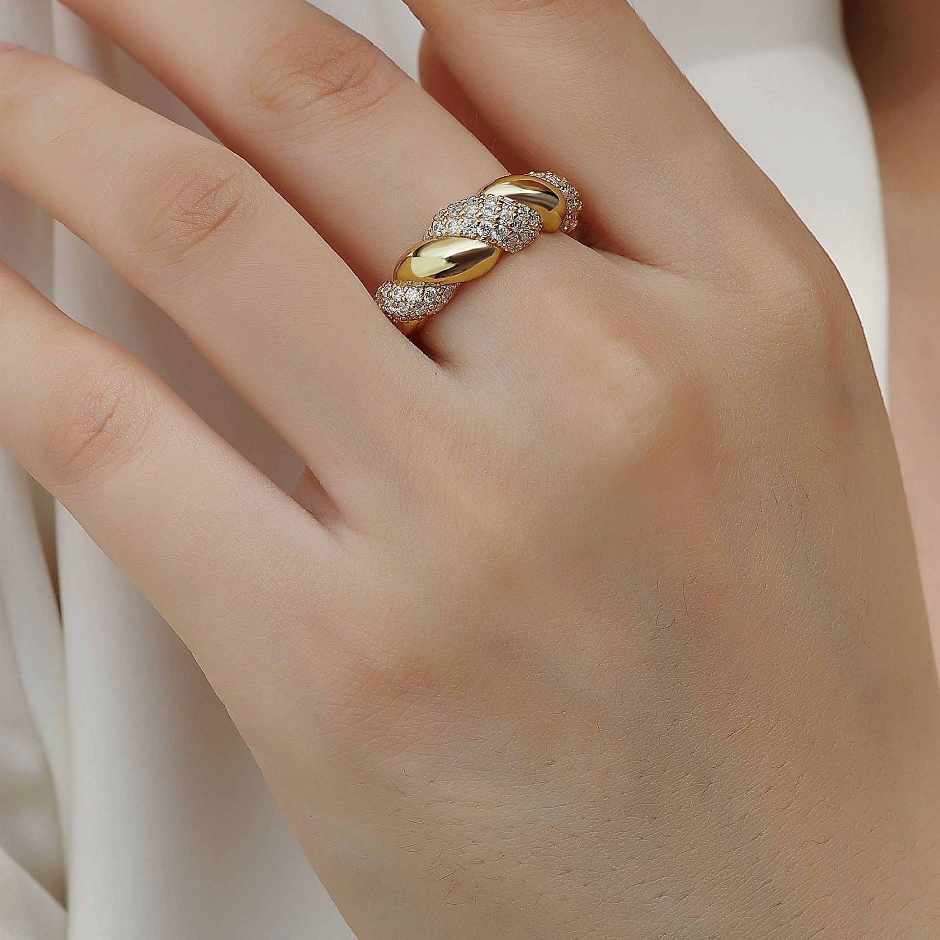 3 Carat Fashion Moissanite Ring for Men and Women Couples